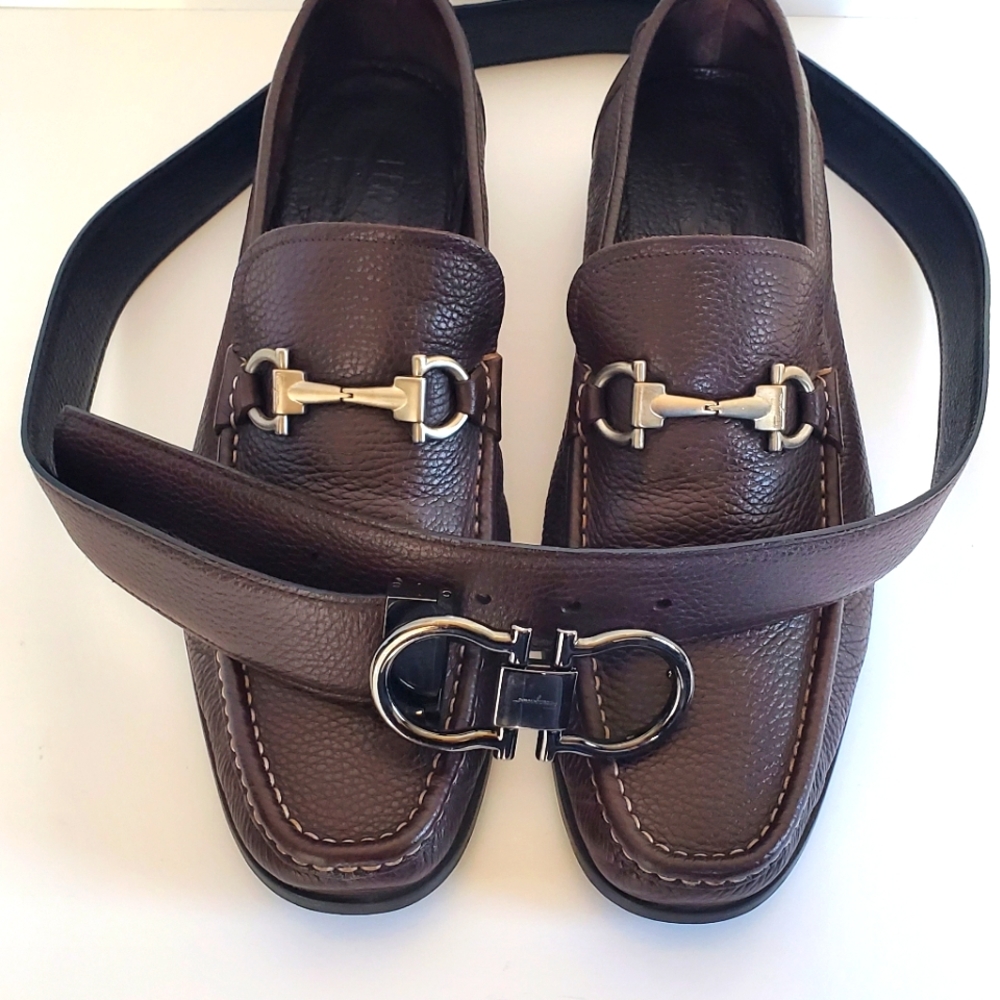 Salvatore Ferragamo shoes & reversible belt